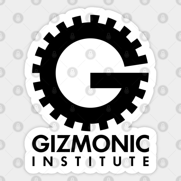 MST3K - Gizmonic Institute (Black Version) Sticker by Pandoramonium